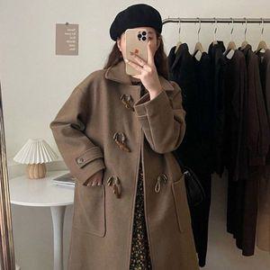 [HS라이프]겨울 코트 점퍼 무스탕 야상 아우터 떡볶이 롱 1P 데일리 모직 여성 봄