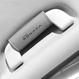 쏘나타 디엣지 실내 천장손잡이 스크레치 보호 가죽 커버