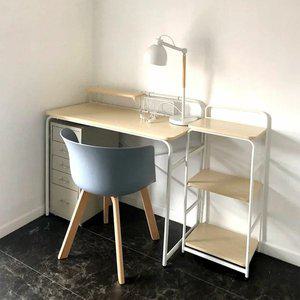 [비카] NEW 올슨 책상+책장 세트 테이블세트 학생테이블 컴퓨터책상 1인책상