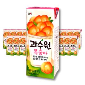 남양과수원 복숭아 190ml 24팩 과일주스 음료수