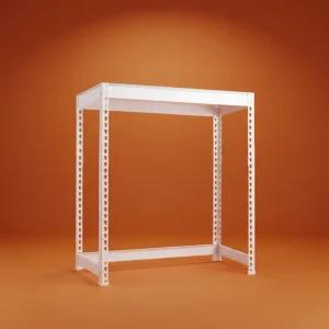 스피드랙 1단(하부오픈형) 철제선반 조립식 앵글 선반 베란다 펜트리 제작