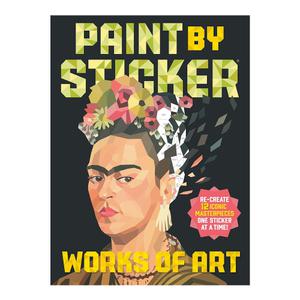 스티커 컬러링북 Paint by Sticker Works of Art
