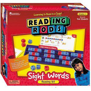 [기타]리딩로드 사이트워드 키트 Reading Rods Sight Words 영어 파닉스 블럭 교구 초등 영어교실 학습
