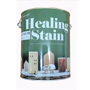 백곰 힐링스테인 3.5L 오일스테인 목재보호 방수 방충 방부 목재용페인트 리폼 데크 펜션 추가금x