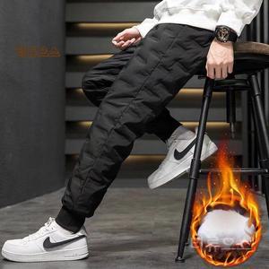 하이패션 오리털 다운 남자 빅사이즈 겨울팬츠 패딩바지 티류으스