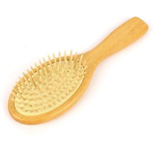 쿠션브러쉬 우드헤어브러쉬 둥근원목빗 헤어브러시 중 나무머리빗