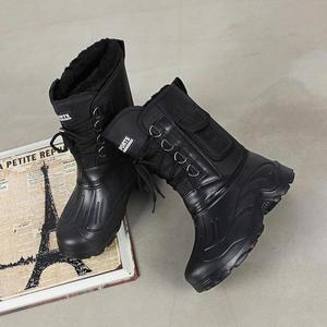 [셀러허브]남성 라이닝 매끈한 한겨울 퍼 라이딩 부츠 (S28819405)