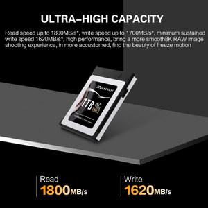 Reletech CFexpress B 타입 카드, 고속 메모리 카드, 카메라 Raw 8K 비디오용, 512GB, 1TB, 2TB