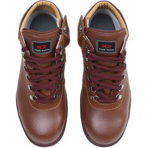 K2세이프티 6인치 안전화 K2-14 공용 브라운