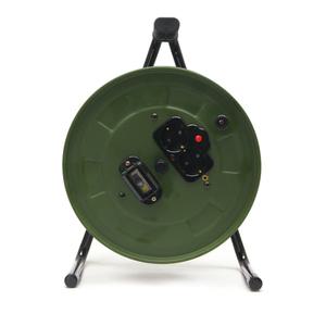 고용량 캠핑 작업 현장 전기 접지차단용 연장 리드선 릴선 카키 1.5SQ 15m 20m 25m