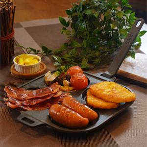 800도씨 그리핀 무쇠 주물 4구 에그팬 계란팬 시즈닝+리프트