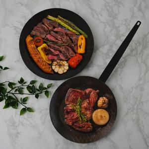 800도씨 캠핑 후라이팬 착탈식 손잡이 터틀팬 24cm 28cm 콤보세트