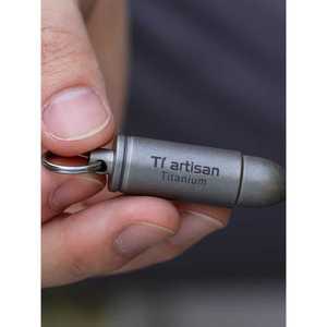 휴대용 미니 비상약 키링 약통 목걸이 티타늄 밀봉 케이스 방수 챔버소형모델 약