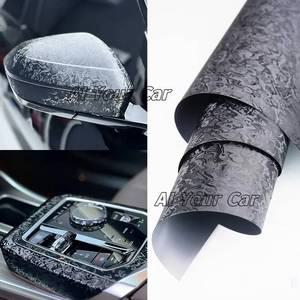 고스트 블랙 섬유 필름 단조 코스믹 스티커 PET 방수 오토바이 차체 튜닝 장식 자동차 액세서리