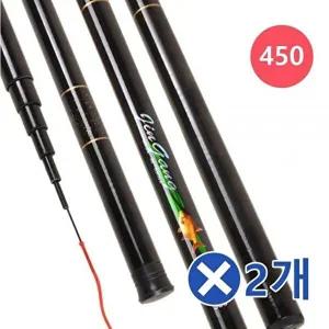 다용도 민장대 풀세트x2개-450 낚시장비 낚싯대 레저-WFDC431