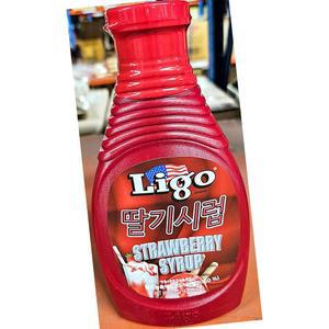 딸기시럽 리고 585g X6 업소용 식자재