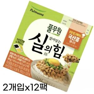 풀무원나토 생나또 실의힘 국산콩 낱개24개입