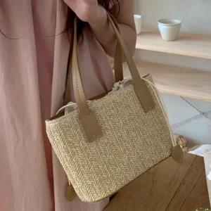 여름 미니 라탄백 왕골백 토트 라피아 백 가방