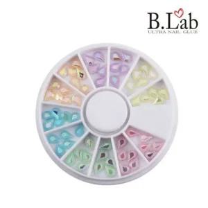 뷰랩 - 네일 파츠 재료 스톤 아트 파스텔 평스톤 눈물/네일재료 여성 여자 손톱 꾸미기 인조 젤네일 손질