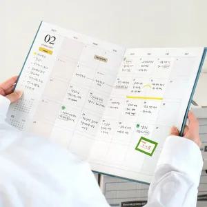 인디고 2026년 오피셜 빅 먼슬리 스케줄러 (날짜형 A4 월간) 업무용