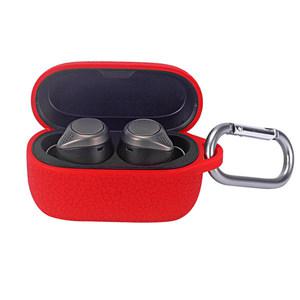 Jabra Elite Active 75t 무선 이어폰 액세서리용 실리콘 보호 케이스 충전 라인 줄무늬 스킨 버클 포함