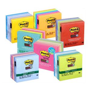 3M 포스트잇 654-5UC/716720/포스트?/76x76mm 450매 or 500매 컬러랜덤