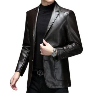 양가죽 남성 가죽자켓 마이 정장자켓 캐주얼 정장 점퍼 남자