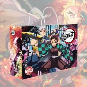 귀멸의 칼날 굿즈 생일선물 학생선물세트 열쇠고리 카드 포스터 스티커 뱃지 뻑뻑 선물세트