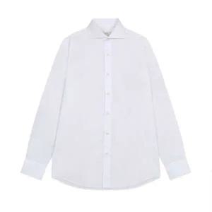 지이크 와이드 카라 드레스 셔츠 화이트 PJB5501