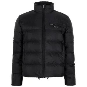 프라다 25FW 블랙 삼각로고 리나일론 구스 다운 자켓 SGC933 1WQ9 F0002
