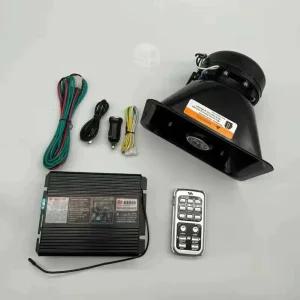 미니큐브싸이렌 렉카 차량용 앰프 경고 경적 세트 싸이렌 - 200W스피커포함