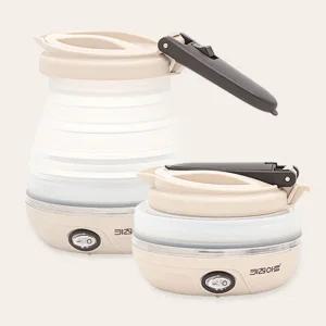 포터블 여행용 폴딩포트 600ml 전기주전자 티포트 커피포트 접이식주전자 휴대용라면포트