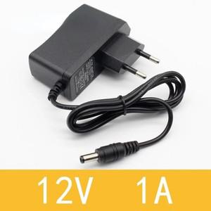 AC 100V 240V 컨버터 전원 어댑터 DC 12V 1A 1000mA 공급 장치 EU 플러그 5.5mm x 2.1mm 1 개