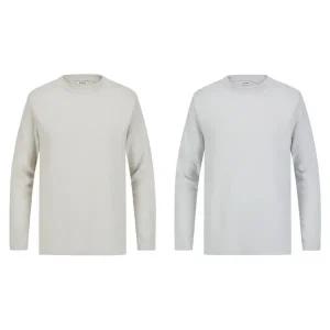 [롯데백화점]리얼지오지아 5컬러] 와플조직 코튼블렌드 모크넥티셔츠 ADE4TR1903