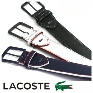 라코스테 골프 벨트 스포티 캐주얼 가죽 허리띠 LACOSTE LB88880