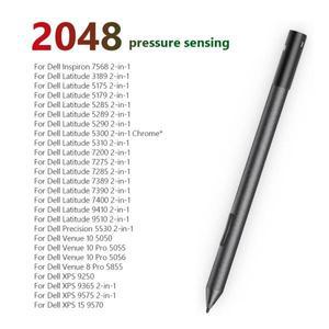 Dell Active Stylus Pen Bluetooth 호환 러스 펜 PN557W Latitude 2 in 1 용 압력 감지 태블릿 터치
