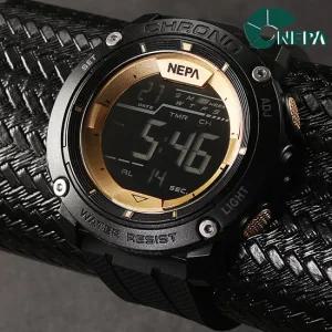 [네파] NEPA  방수 전자 스포츠 남성 남자 군인시계 N352-BLACK
