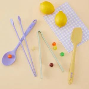 [무케렌시아][무케] 베터핑거_실리콘 키친툴세트 4종(집게+멀티스푼+스파츌라+튀김젓가락) 신혼 집들이선물