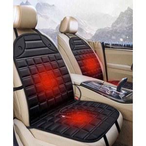 자동차 열방석 열선 열시트 트럭 등받이 듀얼 기능성 1인용12V브라운 온열방석 차량용