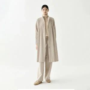 [롯데백화점]플리츠미 헤리티지 플리츠 트렌치코트_HPJKF024G55