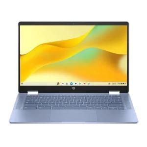 HP 크롬북 x360 14인치 FHD IPS 터치 2-in-1 노트북 인텔 프로세서 N100 4GB RAM 64GB eMMC 크롬 OS 스카이