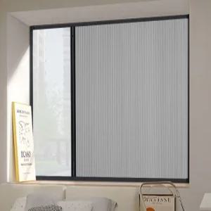 무타공 창문형 블라인더 슬라이딩 암막 커튼 거실 베란다 롤러
