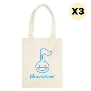 오타마톤 굿즈 백 미니 캔버스가방 핸드 숄더백3p