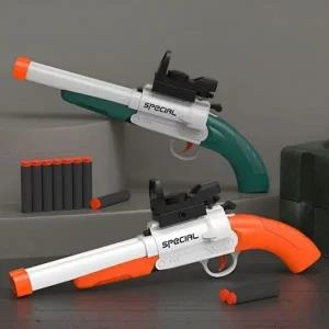 S686 에어 소프트 장난감총 더블 샷건 장총