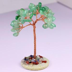 자수정 치유 크리스탈 나무 구리 와이어 천연석 슬라이스베이스에 감싸인 홈 데스크 거실 보석 장식 미니