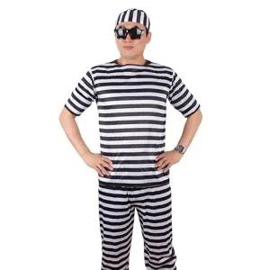 죄수복(남자) 할로윈 파티 성인의상 이벤트 행사 축제