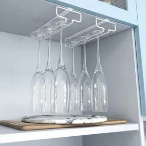 [셀러에이드]와인잔걸이 와인랙 선반걸이 싱글 260mm 화이트