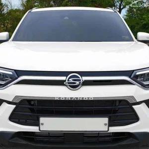 튜닝 뷰티풀코란도 메탈 프론트 가니쉬