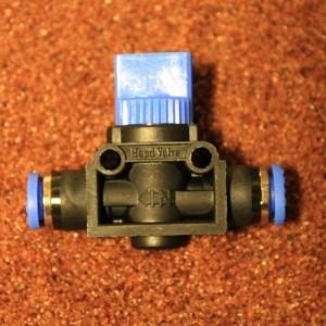 에어 CO2량 조절 니플 [6mm]/ 호스 연결형 이산화탄소 이탄 CO2 고압 수족관 어항 연결관 피팅 조절기