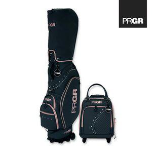 [기타]PRGR PCBK-704 여성용 휠 캐리어 바퀴 골프백 + 옷가방 세트 [프로기아한국지점 정품]